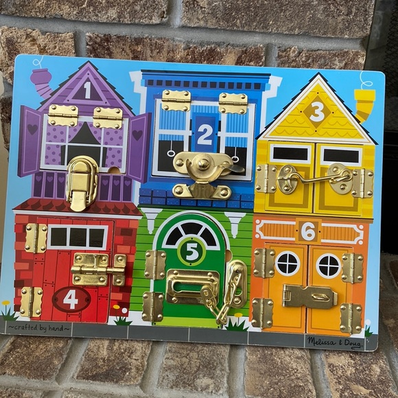 Melissa & Doug Toys Melissa Doug Latches Board Wood Puzzle Poshmark